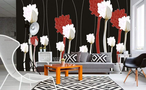 Dimex Plant Wall Mural 375x250cm 5 Panels Ambiance | Yourdecoration.com