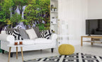 Dimex Plitvice Lakes Wall Mural 225x250cm 3 Panels Ambiance | Yourdecoration.com
