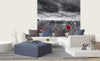 Dimex Poppies Black Wall Mural 225x250cm 3 Panels Ambiance | Yourdecoration.com