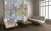 Dimex Portugal Tiles Wall Mural 225x250cm 3 Panels Ambiance | Yourdecoration.com