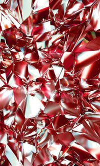 Dimex Red Crystal Wall Mural 150x250cm 2 Panels | Yourdecoration.com
