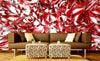 Dimex Red Crystal Wall Mural 375x250cm 5 Panels Ambiance | Yourdecoration.com