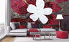 Dimex Red Mosaic Wall Mural 375x250cm 5 Panels Ambiance | Yourdecoration.com