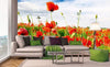 Dimex Red Poppies Wall Mural 375x250cm 5 Panels Ambiance | Yourdecoration.com
