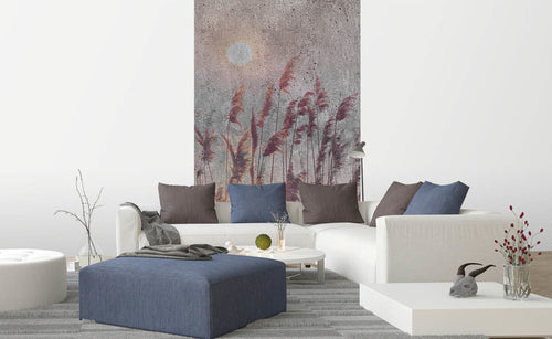 Dimex Reed Abstract Wall Mural 150x250cm 2 Panels Ambiance | Yourdecoration.com