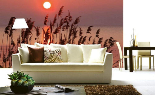 Dimex Reed Wall Mural 375x250cm 5 Panels Ambiance | Yourdecoration.com