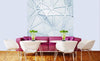 Dimex Relief Pattern Wall Mural 225x250cm 3 Panels Ambiance | Yourdecoration.com