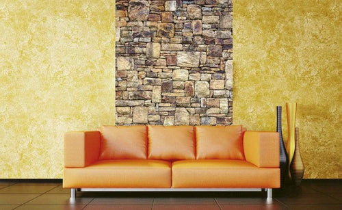 Dimex Rock Wall Wall Mural 150x250cm 2 Panels Ambiance | Yourdecoration.com
