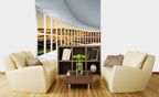 Dimex Rounded Hall Wall Mural 225x250cm 3 Panels Ambiance | Yourdecoration.com