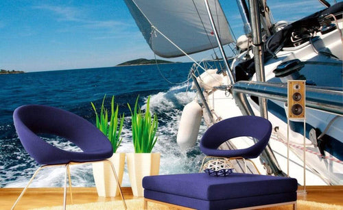 Dimex Sailing Wall Mural 375x250cm 5 Panels Ambiance | Yourdecoration.com