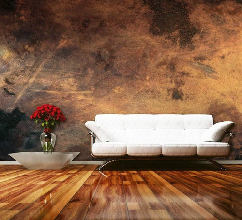 Dimex Scratched Copper Wall Mural 375x250cm 5 Panels Ambiance | Yourdecoration.com