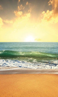 Dimex Sea Sunset Wall Mural 150x250cm 2 Panels | Yourdecoration.com