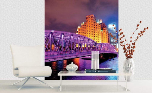 Dimex Shanghai Wall Mural 225x250cm 3 Panels Ambiance | Yourdecoration.com