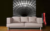 Dimex Silver Hole Wall Mural 225x250cm 3 Panels Ambiance | Yourdecoration.com