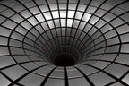 Dimex Silver Hole Wall Mural 375x250cm 5 Panels | Yourdecoration.com