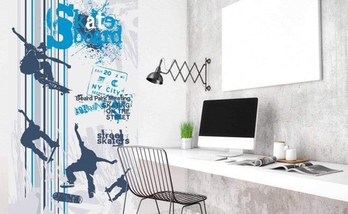 Dimex Skate Wall Mural 150x250cm 2 Panels Ambiance | Yourdecoration.com
