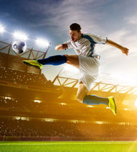 Dimex Soccer Player Wall Mural 225x250cm 3 Panels | Yourdecoration.com