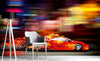 Dimex Speeding Car Wall Mural 375x250cm 5 Panels Ambiance | Yourdecoration.com