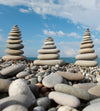 Dimex Stack of Stones Wall Mural 225x250cm 3 Panels | Yourdecoration.com