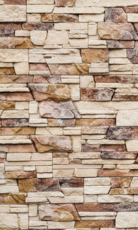 Dimex Stone Wall Wall Mural 150x250cm 2 Panels | Yourdecoration.com