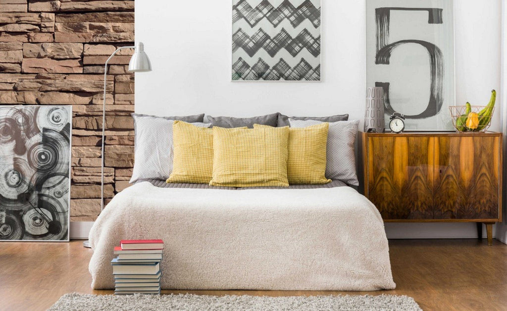 Dimex Stones Wall Mural 150x250cm 2 Panels Ambiance | Yourdecoration.com