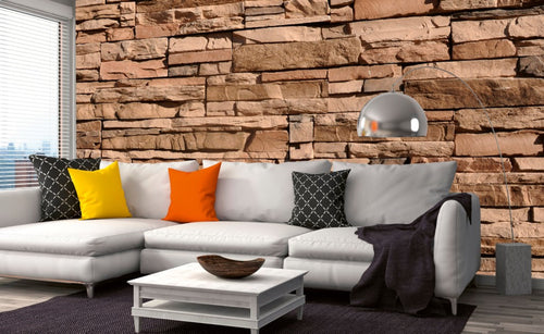 Dimex Stones Wall Mural 375x250cm 5 Panels Ambiance | Yourdecoration.com