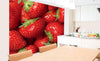 Dimex Strawberry Wall Mural 225x250cm 3 Panels Ambiance | Yourdecoration.com