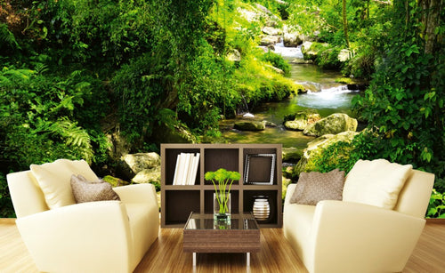 Dimex Stream Wall Mural 375x250cm 5 Panels Ambiance | Yourdecoration.com
