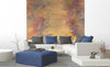 Dimex Sunflower Abstract Wall Mural 225x250cm 3 Panels Ambiance | Yourdecoration.com