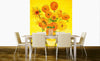 Dimex Sunflowers 2 Wall Mural 225x250cm 3 Panels Ambiance | Yourdecoration.com