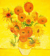 Dimex Sunflowers 2 Wall Mural 225x250cm 3 Panels | Yourdecoration.com