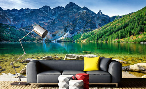 Dimex Tatra Mountains Wall Mural 375x250cm 5 Panels Ambiance | Yourdecoration.com