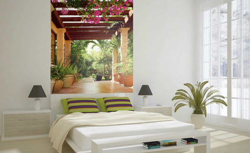 Dimex Terrace Wall Mural 150x250cm 2 Panels Ambiance | Yourdecoration.com