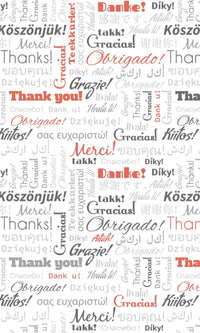 Dimex Thank You Wall Mural 150x250cm 2 Panels | Yourdecoration.com