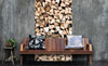 Dimex Timber Logs Wall Mural 150x250cm 2 Panels Ambiance | Yourdecoration.com