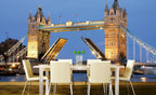 Dimex Tower Bridge Night Wall Mural 375x250cm 5 Panels Ambiance | Yourdecoration.com