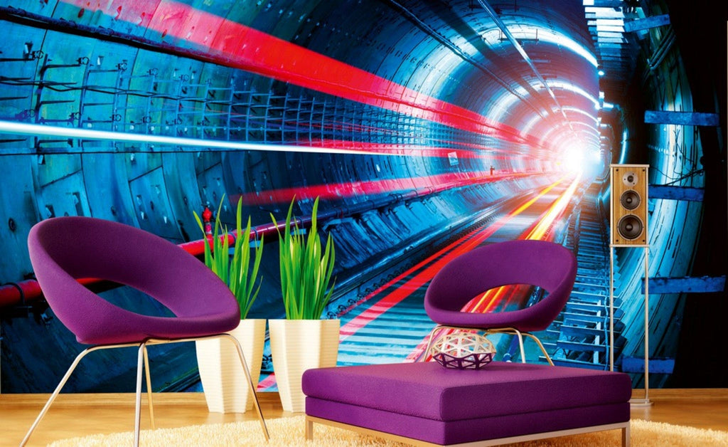 Dimex Tunnel Wall Mural 375x250cm 5 Panels Ambiance | Yourdecoration.com