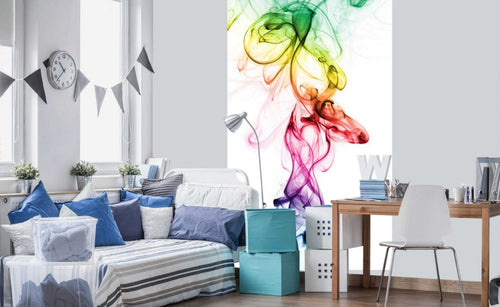 Dimex Warm Smoke Wall Mural 150x250cm 2 Panels Ambiance | Yourdecoration.com