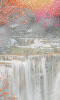 Dimex Waterfall Abstract II Wall Mural 150x250cm 2 Panels | Yourdecoration.com