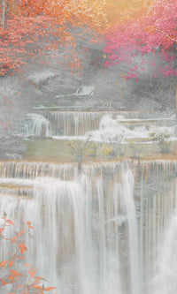 Dimex Waterfall Abstract II Wall Mural 150x250cm 2 Panels | Yourdecoration.com