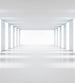 Dimex White Corridor Wall Mural 225x250cm 3 Panels | Yourdecoration.com