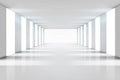 Dimex White Corridor Wall Mural 375x250cm 5 Panels | Yourdecoration.com
