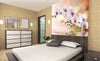 Dimex White Orchid Wall Mural 225x250cm 3 Panels Ambiance | Yourdecoration.com