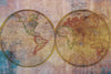 Dimex Wold Map Abstract II Wall Mural 375x250cm 5 Panels | Yourdecoration.com