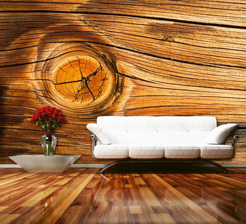 Dimex Wood Knot Wall Mural 375x250cm 5 Panels Ambiance | Yourdecoration.com