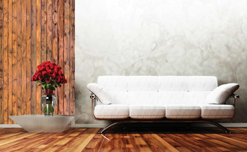 Dimex Wood Plank Wall Mural 150x250cm 2 Panels Ambiance | Yourdecoration.com