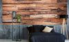 Dimex Wooden Wall Wall Mural 375x150cm 5 Panels Ambiance | Yourdecoration.com