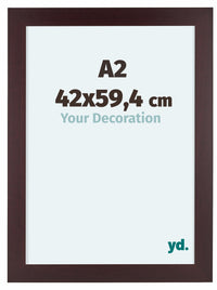 Dover Wood Photo Frame 42x59 4cm A2 Mahogany Front Size | Yourdecoration.com
