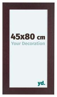 Dover Wood Photo Frame 45x80cm Mahogany Front Size | Yourdecoration.com