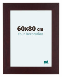 Dover Wood Photo Frame 60x80cm Mahogany Front Size | Yourdecoration.com